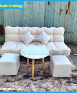 Bộ Bàn Ghế Sofa Bọc Vải Nhung