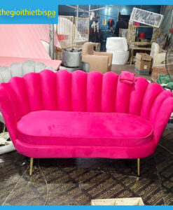 Ghế Sofa Hình Con Sò Bọc Vải Nhung