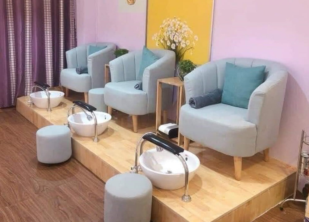 mẫu ghế nail đơn giản