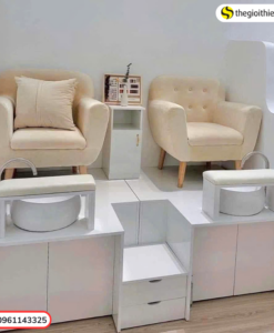 ghế làm nail sang trọng