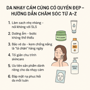 Da Nhạy Cảm Cũng Có Quyền Đẹp – Hướng Dẫn Chăm Sóc Từ A-Z