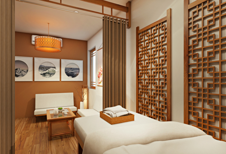 không gian spa đẹp